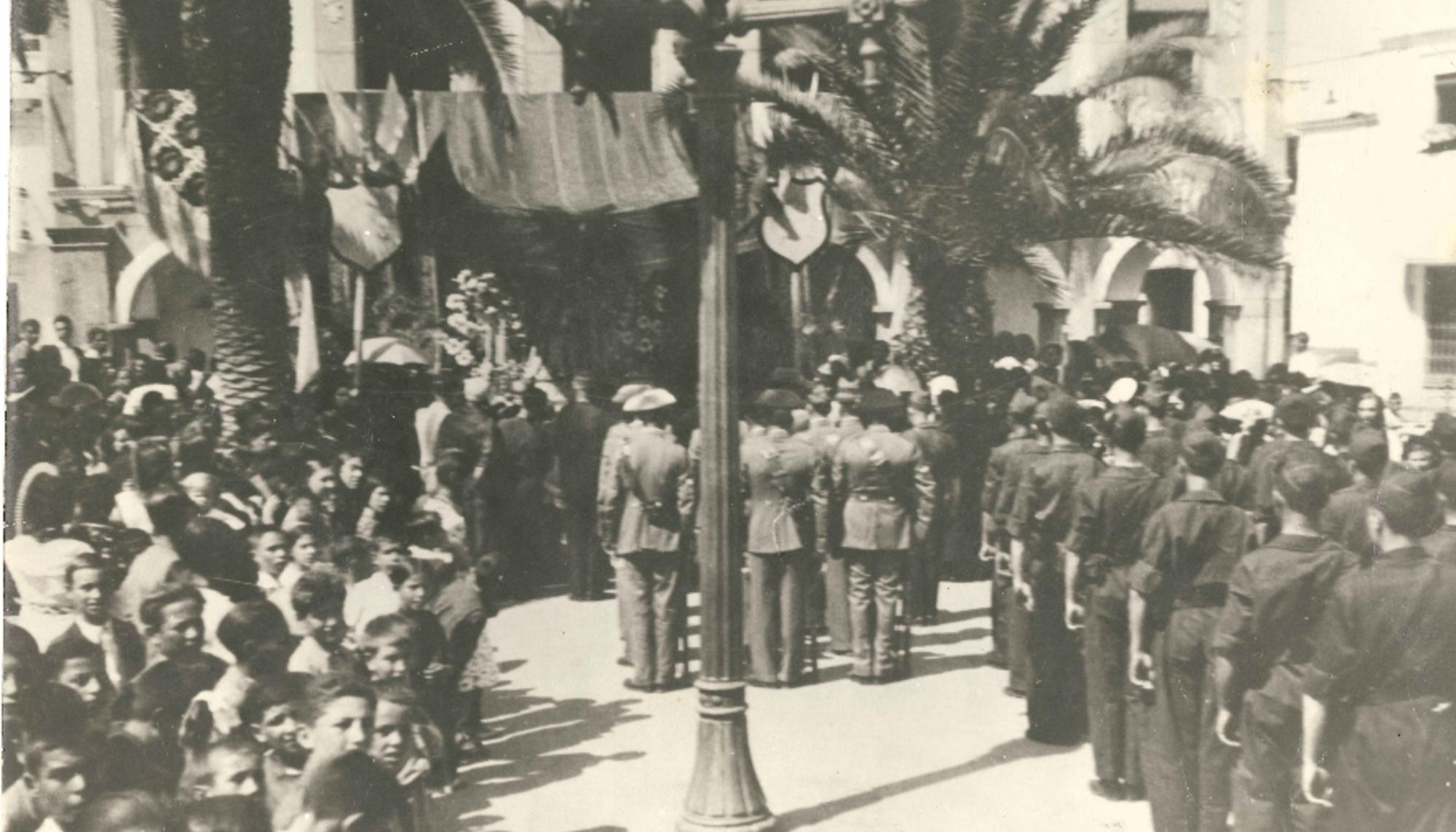 El ejército golpista y la Guardia civil en Montijo durante la guerra
